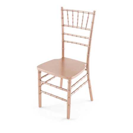 ATLAS COMMERCIAL PRODUCTS Wood Chiavari Chair, Rose Gold WCC4RGD